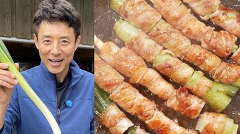 「甘い！何だこれ！」松岡修造が炭火で丸ごと焼いたねぎの甘さに感動！山口県宇部市の採れたて白ねぎ