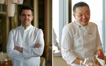 【フォーシーズンズホテル大阪】ミシュラン一つ星「est」と「鮨 ラビス 大阪 ヤニック・アレノ」による 二夜限りの特別なフォーハンズディナーを開催