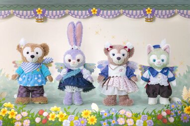 ダッフィー 羽が付いたぬいぐるみコスチュームが可愛すぎ