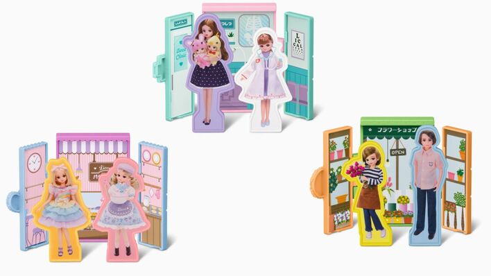 憧れのプリンセスやマーメイド、パティシエ姿の2Dフィギュアの