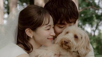 新婚・藤井サチ 夫＆愛犬との家族3ショット公開！幸せオーラあふれるウエディングフォトに絶賛の嵐「素敵すぎてずーっと見てたい」