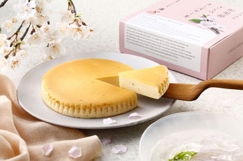 【チーズガーデン】優美な桜の風味とチーズのミルク感が調和した上品な味わい　春の訪れを告げる季節限定フレーバー『御用邸さくらチーズケーキ』発売