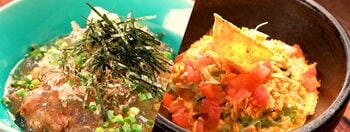 沖縄県の新グルメは？泡盛のジュレ冷やし沖縄そば×アツアツの石焼きタコライス【FNSご当地うま撮GP】