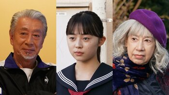 高田純次、泉有乃、前田美波里がそれぞれ大物代議士、学園のマドンナ、黒江（くろえ）の婆さん役で出演！『ラムネモンキー』