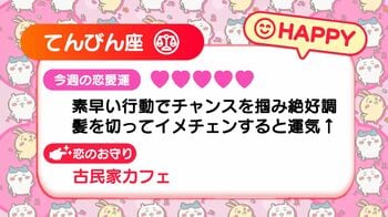 週刊ちいかわ恋占い　2024年4月21日(日)～4月27日(土)