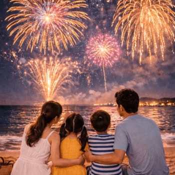 【4月4日限定】“万博級”大規模花火を海辺で満喫。大阪・貝塚市「うみテラス二色の浜」が宿泊・日帰りBBQの特別プランを販売開始