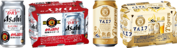 『アサヒスーパードライ』『アサヒ生ビール』　阪神タイガースデザイン缶　4月28日数量限定発売