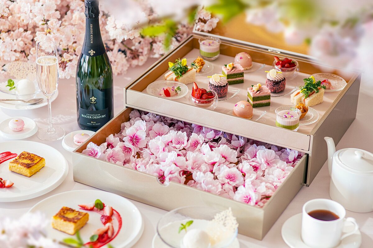 グラングリーン大阪 パークビューのお花見アフタヌーンティー】春限定