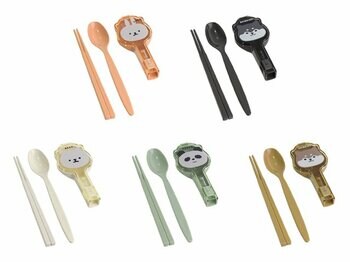 キャラクターに癒やされる♪おかおがキュートなランチカトラリーが登場！