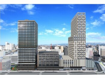 分譲マンション「ザ・福井タワー イニシアグラン」と同一街区内「コートヤード・バイ・マリオット福井」と業務提携を締結(ニュースリリース)