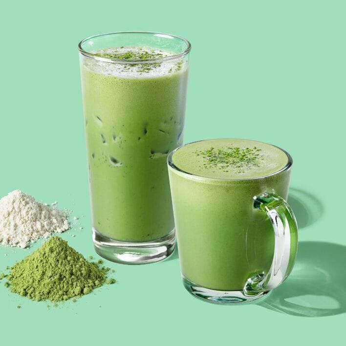 抹茶フラペチーノ【バラ売り⭕️】ページ スタバ新作♡チョコ好きカスタムで抹茶と桜わらびもち