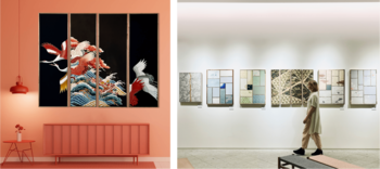 渋谷で出会う「一期一会」 「ikasu」が展開する着物アップサイクルアート展