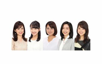 久慈暁子、藤本万梨乃ら女性アナ5人によるコーナーが『バイキングMORE』でスタート！