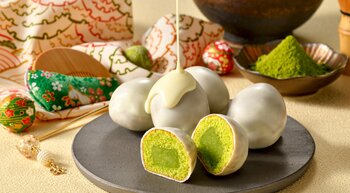 【京都駅限定先行発売】舞妓のたまごをイメージした新抹茶スイーツ『おたま姫』誕生