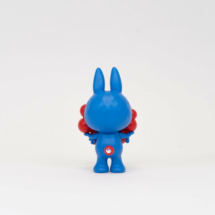LABUBU MYAKU-MYAKUストラップ付フィギュア　ミャクミャク　ラブブ ミャクミャク×ラブブが登場 万博閉幕直前10月1日～11日 「抽選