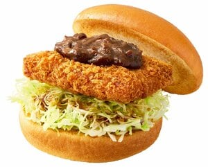 【モスバーガー】能登の味を食べて応援！「金沢カレーカツバーガー」が10月14日より数量限定で発売 今年はエリアを拡大して登場