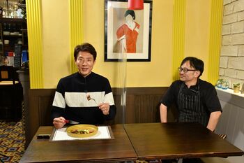 松岡修造「心が落ち着いてくる」ロゼ色のブランド豚をしみじみ味わう