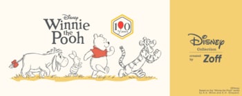 メガネブランド「Zoff」新ディズニーコレクション「”Winnie the Pooh” -Pooh’s Memorial-Disney Collection」が登場