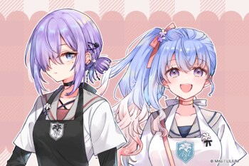 【Atelier LILIUM】6月25日「百合の日」、池袋の百合ブックカフェにオリジナルキャラクター姉妹「真白さつき・真白ミナ」が誕生【漫画家・ミトがデザイン】