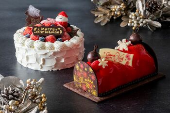 渋谷エクセルホテル東急「クリスマスケーキ＆シュトレン 2026」 こぼれ落ちそうないちごとキュートなサンタが目を惹く「ガトー フリュイ」など全3種 2026年10月1日（木）よりご予約受付開始