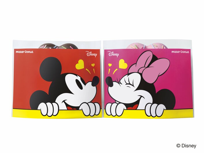 ミスタードーナツ×ディズニーが初コラボ！ミッキー＆ミニーをイメージ