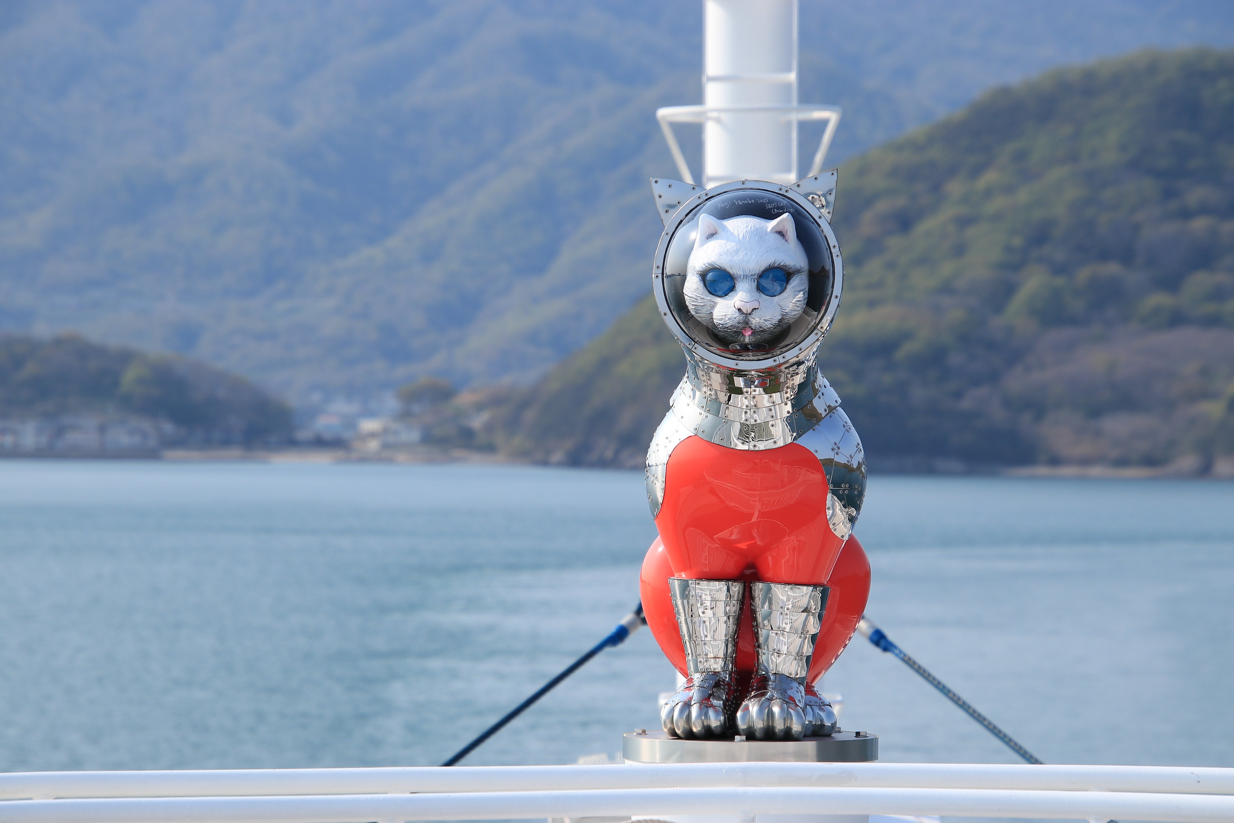 船戸のタッチャン 瀬戸芸2025作品『SHIP'S CAT (Boarding)』の船上展示終了にともない