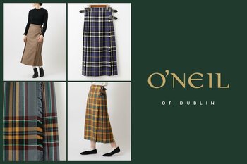 【阪神梅田本店】「O'NEIL of DUBLIN（オニールオブダブリン）」期間限定ショップが登場。アイルランド産のクラシカルなキルトスカート