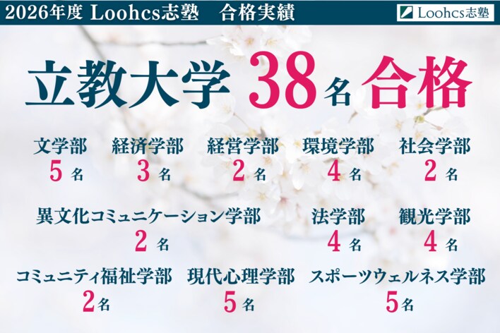 【ルークス志塾】立教大学2026年度推薦入試にて38名合格　― 文・法・経済から環境・観光・スポーツまで、学部横断の進学実績 ―