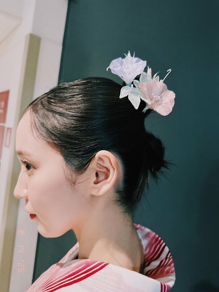 女神降臨」吉岡里帆 浴衣姿で“うなじ”際立つショット公開！透明感