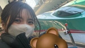 真野恵里菜 1歳我が子抱えて夫・柴崎岳の実家に帰省！夫婦連携プレーで東京駅の駅弁ゲット「めっちゃ豪華で美味しそう︎」