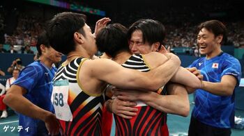 男子体操2大会ぶりの“金” 主将・萱和磨選手が妻と交わした約束…演技後エース・橋本選手のとった行動に“感動の声”