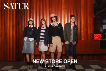 yutori、韓国ブランド「SATUR (セター)」の関西エリア初店舗を2/27(金)よりルクア大阪にオープン