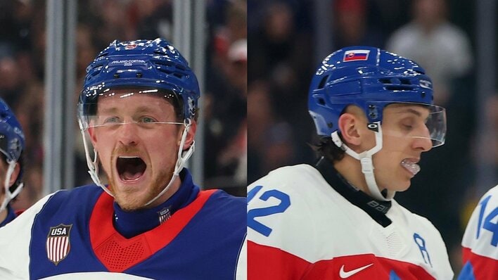 「見分けつかない」“激似”ユニホームに大混乱する人が続出！？アイスホッケー男子の攻防に英国メディアも「間違い探し！」と世界中で話題に【ミラノ・コルティナ五輪】