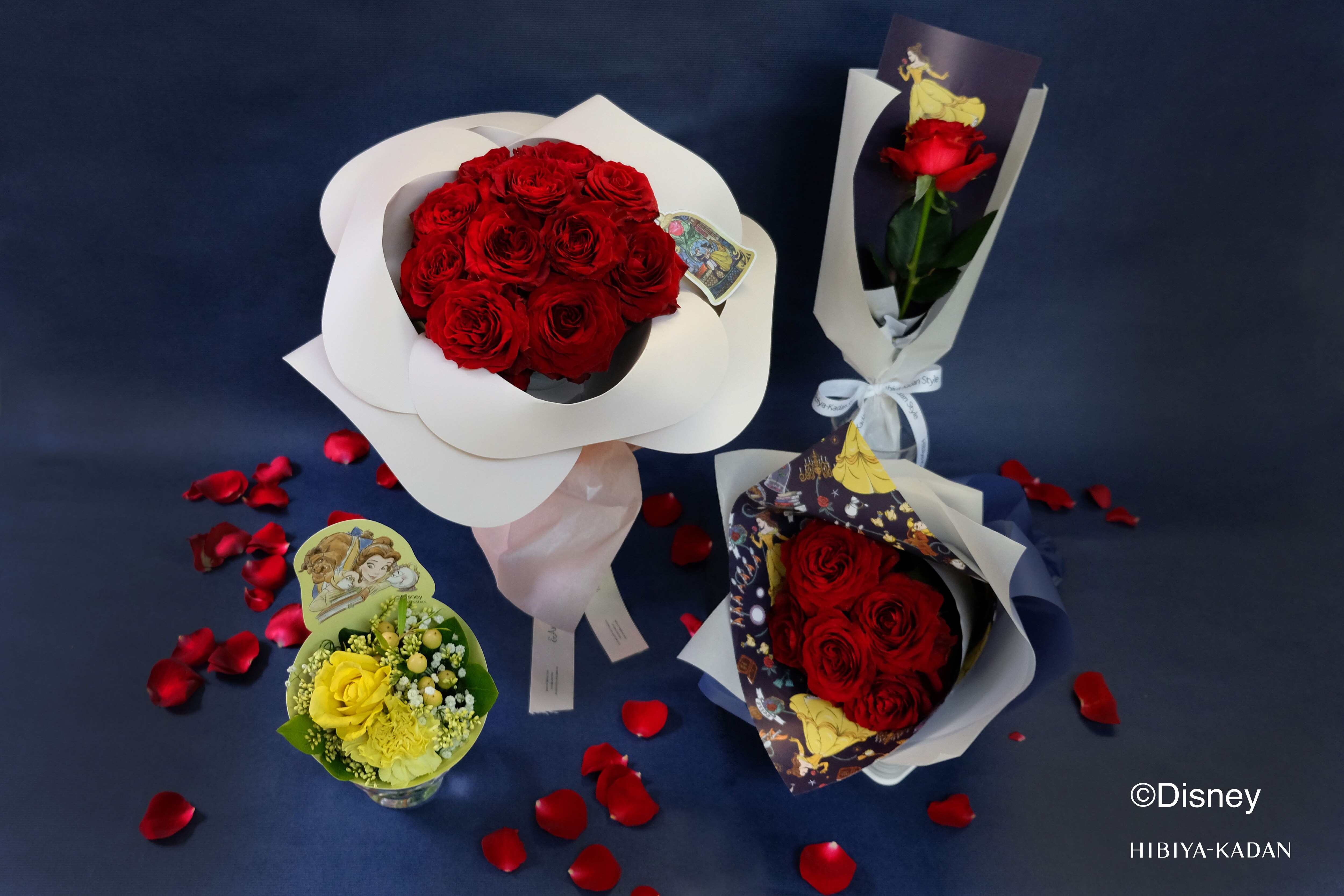 美女と野獣×日比谷花壇　コラボ　 マージュフラワー 再販中！】『美女と野獣』のあの花が…！ディズニー マージュフラワー