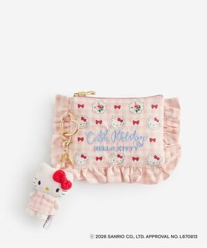 ハローキティ×キャス キッドソン大人気コラボ第2弾が発売！ギンガムチェックのフリルポーチやエコバッグなどかわいさ詰まったアイテムに注目