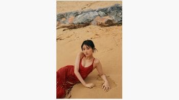 原菜乃華 初のビキニ、濡れたドレスも！10代最後の夏を撮った1st写真集の先行カット公開