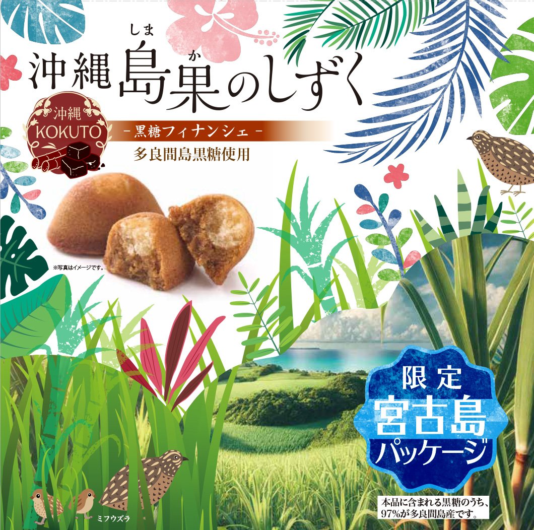 エーデルワイス沖縄【宮古島限定パッケージ】沖縄 島果のしずく 黒糖