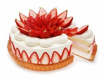 【カフェコムサ】創業30周年を彩る記念ケーキ第二弾、奈良県産いちご「古都姫」のショートケーキタルトをメインにショートケーキフェアを開催！