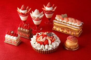 資生堂パーラー 銀座本店ショップ　3月8・9日開催「スペシャルストロベリーデー2026」で、全国から選りすぐりの苺を使った9種類のケーキを限定発売！