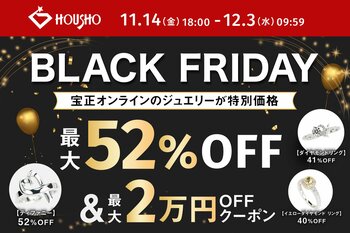   最大52％オフ！創業49年の卸直営「宝正オンライン」でブラックフライデーセール開催！【11月14日(金)～12月3日(水)】