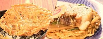 福島の新グルメは？郷土料理『いかにんじん』の天ぷら丼×麺がバンズに『喜多方ラーメンバーガー』【ＦＮＳご当地うま撮ＧＰ】