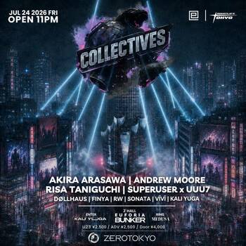 東京の最前線とベルリンのリアルなサウンドが交差する一夜【COLLECTIVE by BUNKER×EUFORIA】開催！