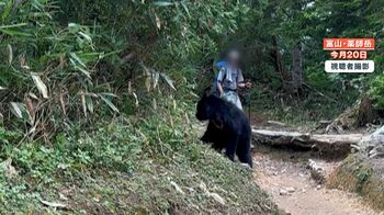 【間一髪】｢ストップ ストップ！｣北アルプス薬師岳で登山客がクマと鉢合わせ…撮影者が注意喚起