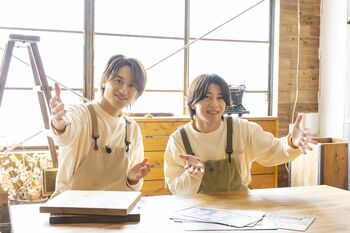 末澤誠也＆小島健『スロイジ』でオシャレなキッチンカウンター作りに挑戦！