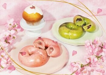 BAGEL & BAGEL から、春を味わう「桜もち」「抹茶もち」のベーグルと「さくらもち」のマフィンが期間限定で登場！　2月25日（水）より販売します