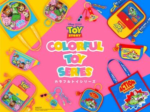 『トイ・ストーリー』のカラフルでポップな雑貨が勢揃い！おでかけが楽しくなるトートやポーチなど全5アイテムが登場！粧美堂で8月20日より先行受注販売スタート