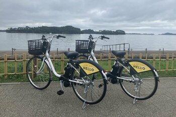 JR仙石線松島海岸駅、仙台原ノ町ピボットでシェアサイクルサービス「HELLO CYCLING」を開始