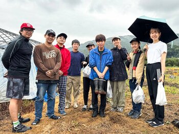 自然共生サイト「横枕農園」で紅はるかを収穫