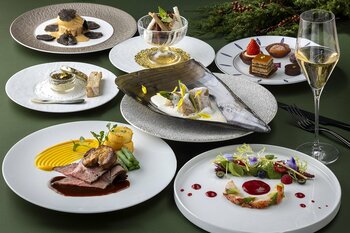東京ドームホテルの“隠れ家”で聖なる夜を彩る、オマール海老や黒毛和牛を堪能するクリスマス限定フレンチディナーが登場。10月1日(水)より予約開始