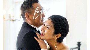 くわばたりえ50歳 17年前の結婚式写真を再現！夫と“バウリニューアル”の様子を公開 ファーストミートでは涙も「良い人生を一緒に歩んできた」